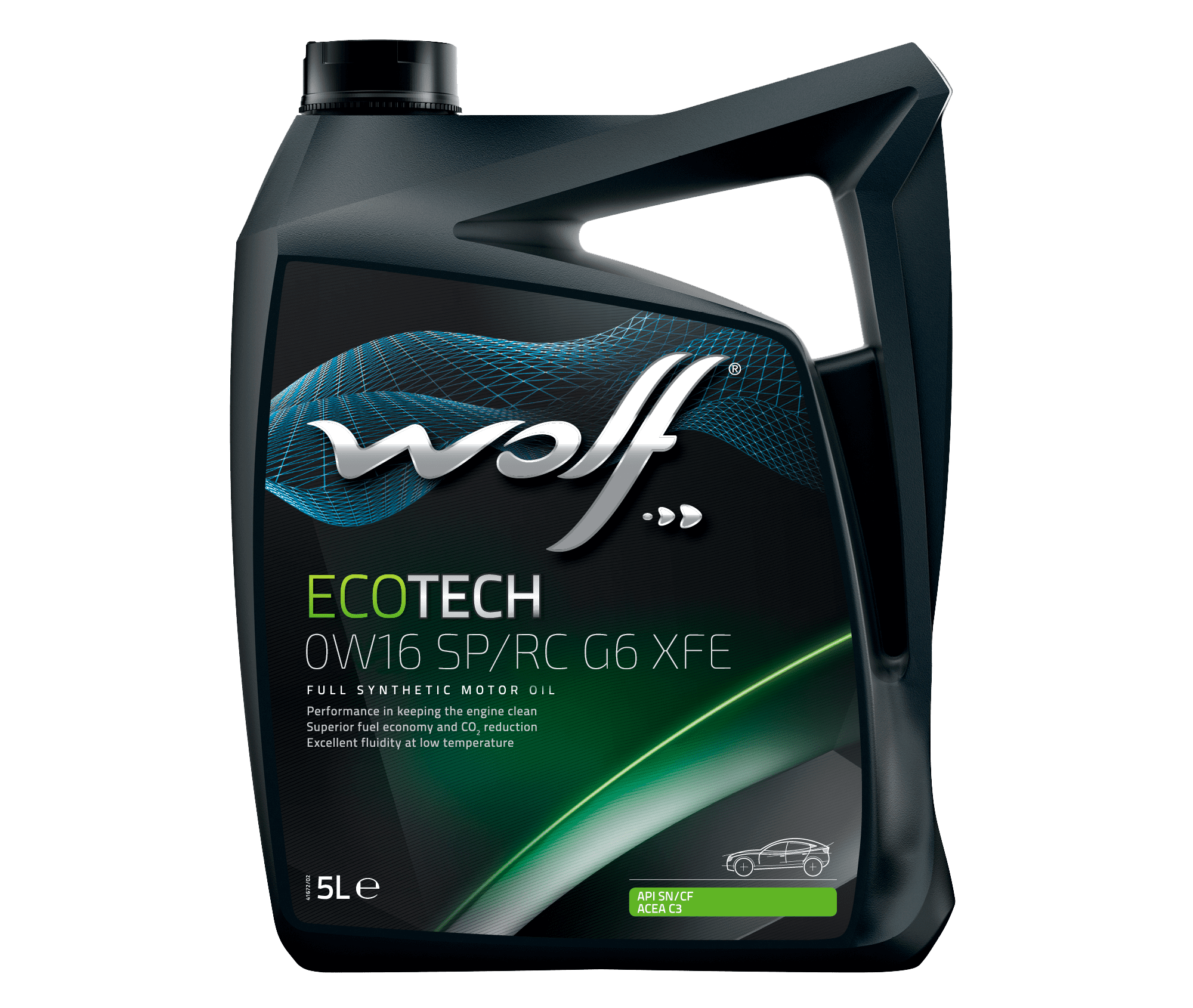 Моторное масло Wolf EcoTech 0W16 SP/RC G6 XFE, 5л